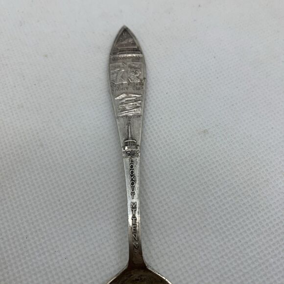 Souvenir Spoon Lookout Inn Chattanooga, TN Lookout Mountain Silver - Picture 2 of 7